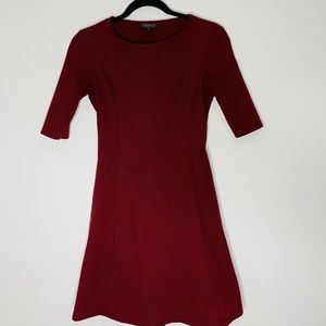 Burgundy Topshop dress